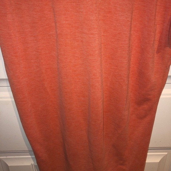 Armani Exchange Polo Shirt Orange Size L Short Sleeve A/X Striped Authentic - Picture 7 of 7